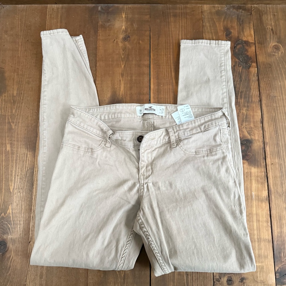 Hollister Tan Skinny Jeans